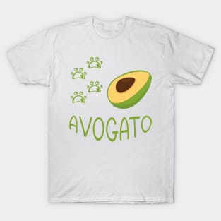 funny meow avogato cat T-Shirt